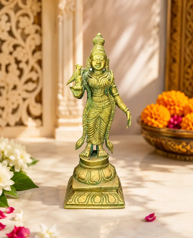 Relaxing Ganesh handcrafted wooden idol